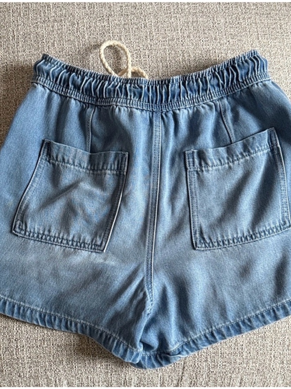 LOFT Light Blue Jean Shorts - Picture 2 of 4